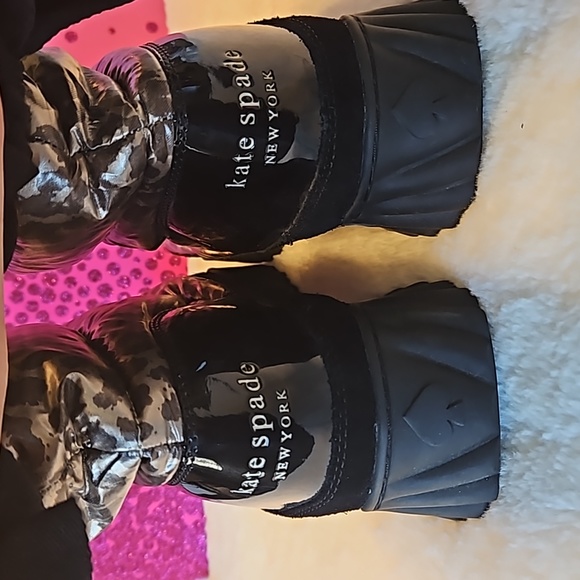 Kate Spade Leopard Cheetah Frosty Boots Sz 7 NWOT NWOB - Picture 9 of 13